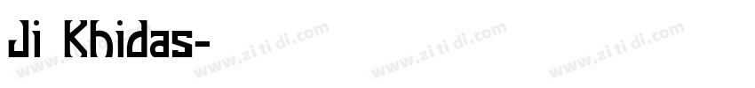 Ji Khidas字体转换